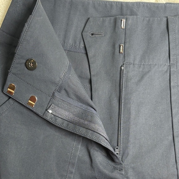 Veronica Beard Mahary High-Waisted ink color Pants - Picture 9 of 10